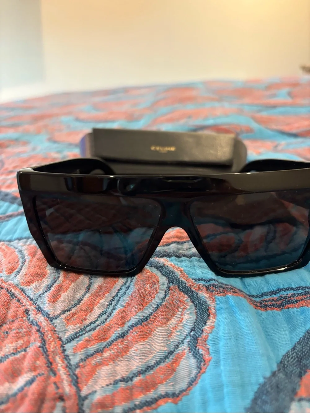 Celine Black Shield Sunglasses